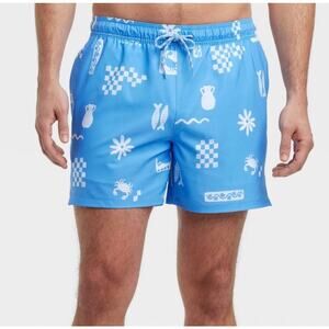 Good fellow Men’s 5” fish swim trunks
